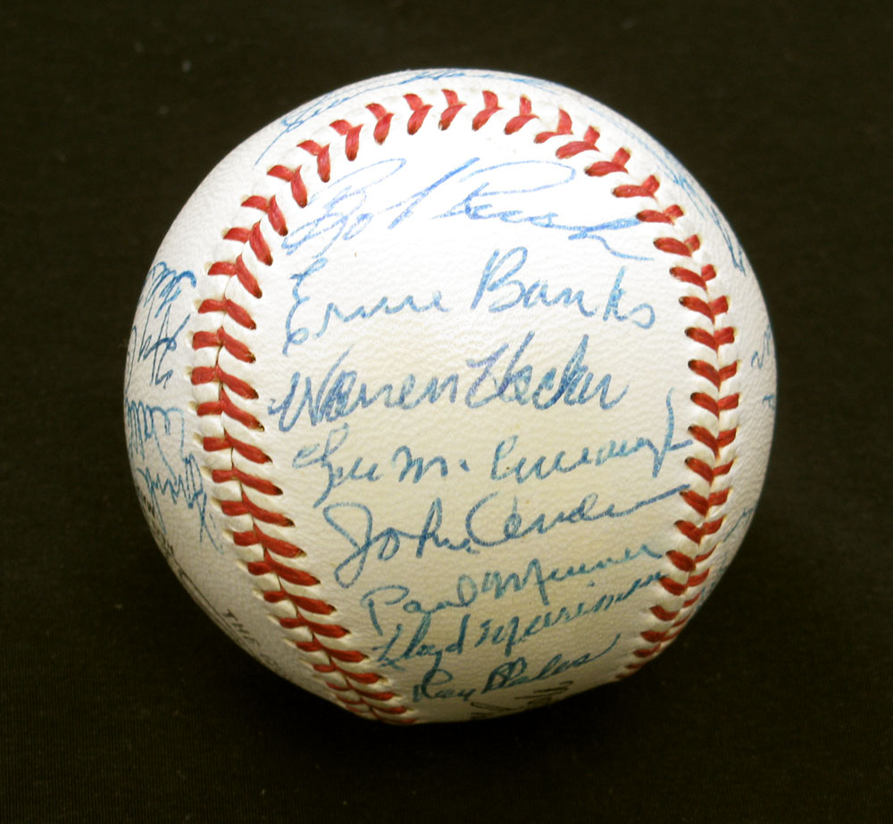 Ernie Banks Signature