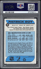 1986 87 Topps #53 Patrick Roy PSA/DNA Gem Mint 10  